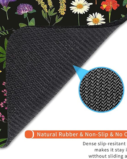 Square Mouse Pad Flowers,Personalized Premium-Textured Custom Mouse Mat Design,Washable Mousepad Cloth,Non-Slip Rubber Base Computer Mouse Pads for Wireless Mouse