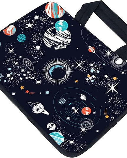 AMARY Laptop Sleeves 11.6" 12" Laptop Handle Bag Neoprene Notebook Carrying Pouch Chromebook Sleeves case Ultrabook Case Tablet Cover Fit Apple MacBook Air HP DELL Lenovo Asus for Men Women (Galaxy)