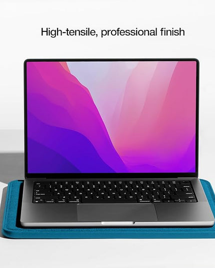 Incase ICON Sleeve with Woolenex - MacBook Air 13 inch M1, 2020, 2019, 2018 & MacBook Pro 13 inch 2019, 2018, 2017, 2016 Case - Fitted MacBook Case, Laptop Sleeve, Hard Cover, Durable (Boutique Blue)