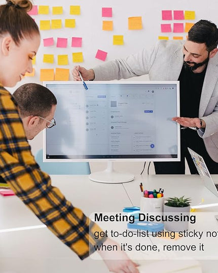 48 Pack 3840 Sheets Lined Sticky Notes 3X3 in Ruled Self Sticky Note Pads 80 Sheets/pad Colorful Sticky Notes with Lines Post Notes for Office, Home, School, Meeting