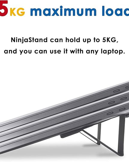 NinjaStand - Super Light/Thin/Portable Laptop Stand for 13" ~ 16" Laptops
