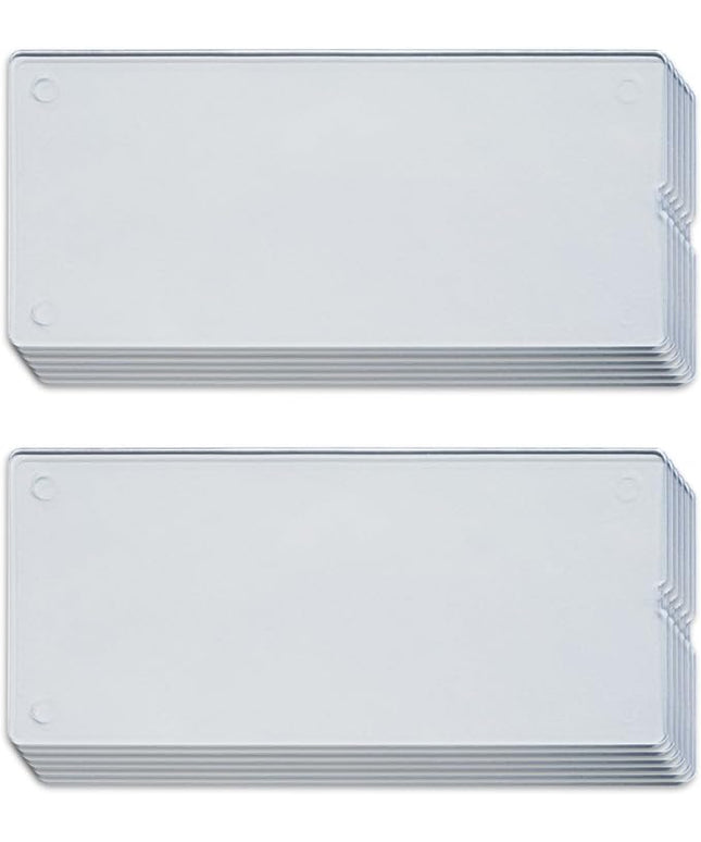 BLUE GINKGO 12 Dividers - Compatible with Large 12-Drawer Storage Cabinet (12-Pack) - Clear