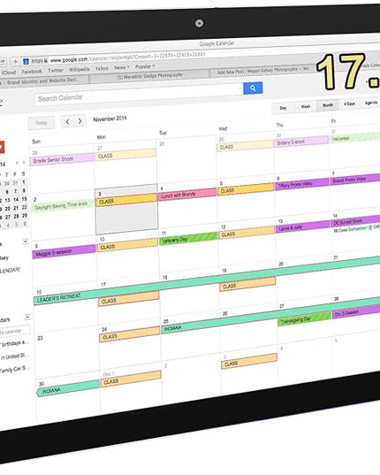 15.6 to 27 inch Touchscreen Digital Calendar & Wall Planners, Smart Whiteboard Calendar for Chore Chart & Work Schedule, Built in Speakers and Camera, Include Wall Mount & Desk Stand (17.3-inch)