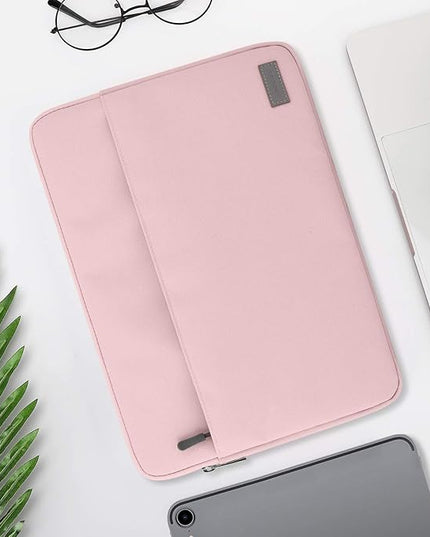 MoKo 9-11 Inch Tablet Sleeve Bag Carrying Case Fits New 11 inch iPad Air M3, iPad A16 2025, iPad Pro 11 M4/Air M2, iPad Air 5/4/3th, iPad 10/9/8/7th, Pink