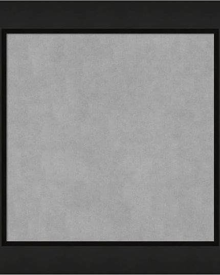Amanti Art Black Framed Magnetic Board 15x15 X-Small Vision Board for use with Magnets, 100% Metal Sheet to Display Items as Office Decor or for Home Organization in mudroom, Kitchen or Kids Room
