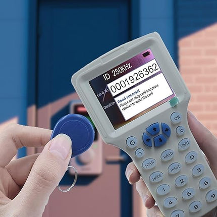 RFID Copier RFID Reader Writer Multi-Frequency RFID Card Reader Smart Card Decoder with Free Software and USB for Access Control Home Security