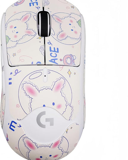 Mouse Grips Tape Full Coverage for Logitech G Pro X Superlight 1&2 Self-Adhesive, PreCut, Sweat-Resistant, Superlight Grips Professional Mice Upgrade Kit (PG-01, for G PRO X Superlight 1&2)