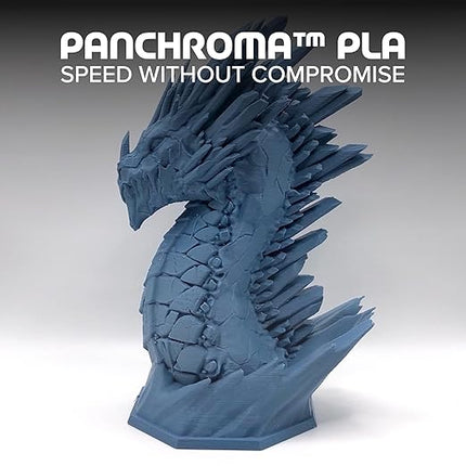 Panchroma PLA Stone Blue 3D Printer Filament, 1.75mm, 1kg Spool, Easy to Print, High Speed Printing, Tangle Free, AMS Compatible, Perfect for Toys, Decor, Miniatures, Models & Cosplay
