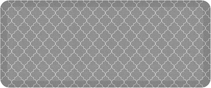 GelPro Anti-Fatigue Designer Comfort Kitchen Floor Mat, 20x48, Trellis Grey Stain Resistant Surface with 3/4” Thick Ergo-Foam Core for Health and Wellness