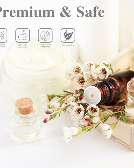 100ML/3.38fl.oz Coconut & Vanilla Fragrance Oils, PHATOIL Coconut & Vanilla Oil for Diffuser, Humidifier, Scented Oils for DIY Soap, Candle Making with Premium Glass Dropper