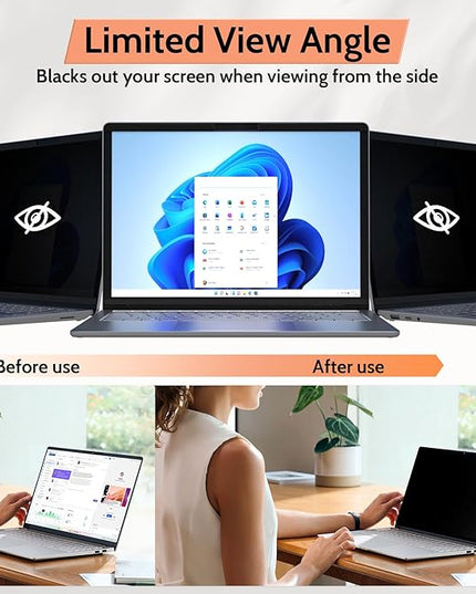 Mamol Magnetic Privacy Screen for 14.4 inch Microsoft Surface Laptop Studio, Removable Anti Spy Glare Blue Light Filter, Surface Laptop Studio 2/1 Privacy Screen Protector 14 in