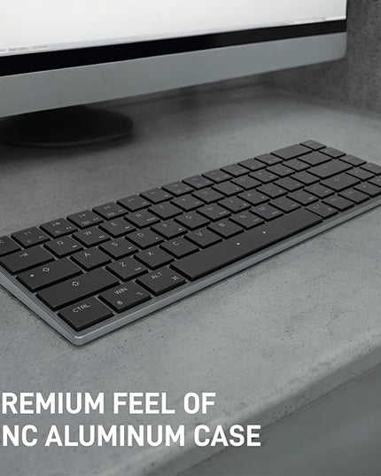 BAROCCOMiSTEL AIRONE Mechanical Keyboard, 65% Layout, Cherry MX ULP Switch, RGB Backlit, USB-C Cable, Windows/MacOS/iOS, Macro Support, Portable, Super Slim/Super Light, Black- Click