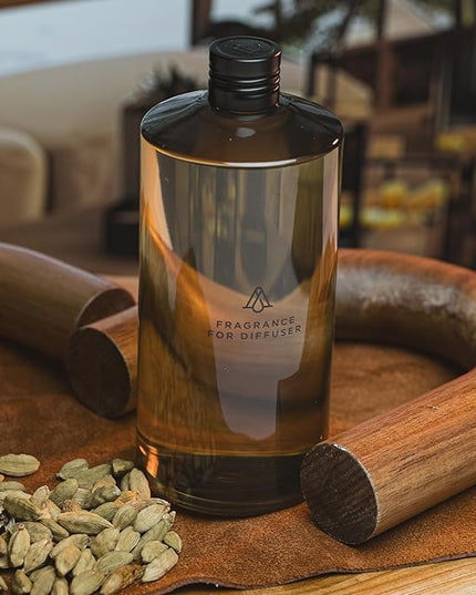 AromaPlan Fragrance Oil White Sandalwood 5 Fl Oz (148ml) Winter Collection | Luxury Hotel Scent Diffuser Oil | Hotel, Home & Spa | Non-Toxic, Made in USA - Bigger Bottle, Bolder Aroma & Longer Lasting