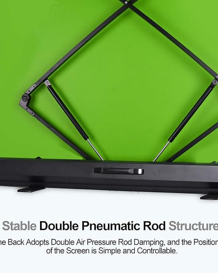 EMART Upgrade Green Screen, 61x72in Collapsible Chroma Key Panel for Background Removal, Portable & Retractable Wrinkle-Resistant Backdrop with Stand for Streaming, Photographic Studio, TikTok