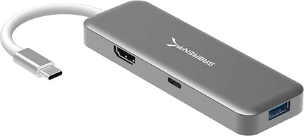 SABRENT USB Type C Hub with HDMI and 2 USB 3.0 Ports,[4K and 60W Power Delivery Support] (HB-U2HC)