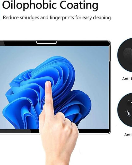 Megoo Surface Pro 8/Pro X 13" HD Tempered Glass Screen Protector, Ultra-Thin & Ultra-Clear, Superior Protection, Silky Smooth & Extremely Sensitive, 2 Pack