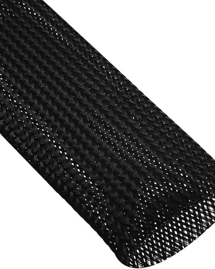 uxcell Expandable Sleeving, 2-inch 25ft Cable Sleeve, Black