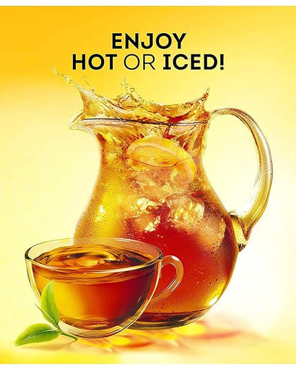 Black Tea Bags, Hot or Iced Tea Bags 100 Count - Individually Wrapped Bold Classic Flavor - Home Office Breakfast Travel Event Holiday