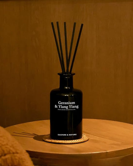 CULTURE & NATURE Pure Grade Essential Oil Diffuser (Geranium & Ylang Ylang)