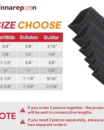 Black 2:1 Ratio Automotive Heat Shrink Braided Sleeving,Wear-Resistant Flat Woven Shrinkable Sleeve Fabric Car Cable Wires Hoses Protection (3/4"-15ft)