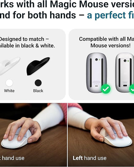Magic Mouse Case for Better Hand Position | Better Magic Mouse Grip for More Control | Ergonomic Support | iMac Accessory | Works with Any Version