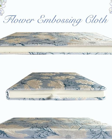 ipoul Flower Notebook, Hardcover, A5, 6x8, Lined Pages, Lay-flat, Beautiful Journal for Women, Daisy Gifts, Personal Notebook, Dream Journal, Self Care Journal