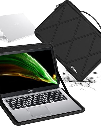 Smatree Hard EVA Protective Sleeve Compatible for 17.3 inch Acer Aspire 5 Laptop-A517-58M-59S6/A517-58M-59R9, for Acer Aspire 3 Laptop-A317-55P-P7BJ/A317-55P-38EM Waterproof and Anti-Shock Case(X8314)