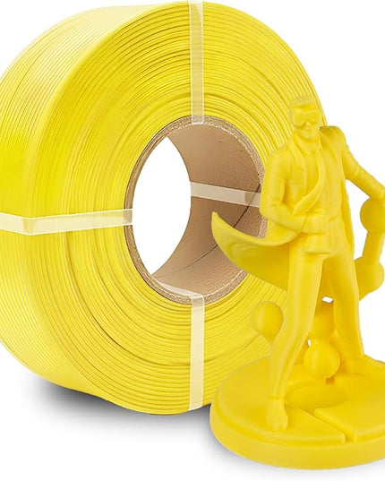 Polymaker Panchroma Refill Spool Yellow PLA 3D Printing Filament Refill, Compatible with All Reusable Spools and All Major FDM 3D Printers, Tangle-Free, Vibrant Colors, 1.75mm 1kg
