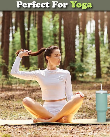 H&F Clicks Insulated Tumbler, Stainless Steel Tumbler with Leakproof Lid for Water, Coffee or Iced Tea. Cup Holder Compatible for Travel, BPA-Free Water Bottle, Vacuum Insulated Tumbler.