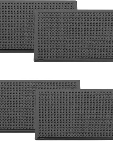 36"×24" Heavy Duty Outdoor Rubber Mat for Floor, Commercial Non Slip Indoor Floor Mat Use for Commercial Kitchen, Ramp, Pool, Restaurant, Garage(4 PCS)