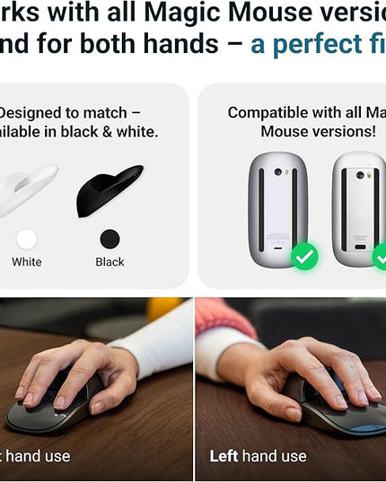 Magic Mouse Case for Better Hand Position | Better Magic Mouse Grip for More Control | Ergonomic Support | iMac Accessory | Works with Any Version