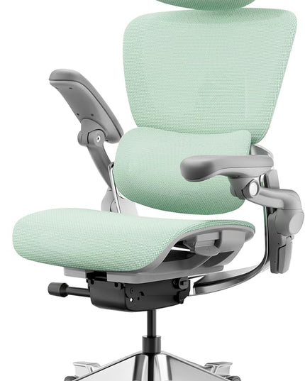 HINOMI H2 Pro Premium Ergonomic Office Chair - Comfy Home Office Desk Computer Chair with Adjustable Back Support, Swivel Wheels, Flip-up Arms, Comfortable Mesh Seat for Desk Work (Green)