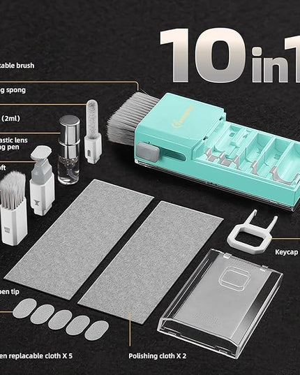 Laptop Screen Keyboard Cleaner Kit, All in 1 Electronics Cleaning Tool for MacBook iPad iPhone Pro Cell Phone, Brush Tool for Tablet, Computer, PC Monitor,TV Camera Lens with Patent