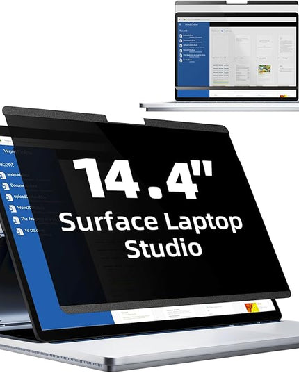 Mamol Magnetic Privacy Screen for 14.4 inch Microsoft Surface Laptop Studio, Removable Anti Spy Glare Blue Light Filter, Surface Laptop Studio 2/1 Privacy Screen Protector 14 in