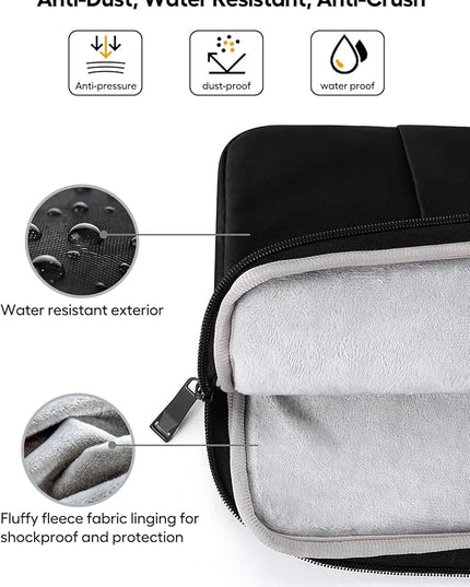UPERFECT Laptop Sleeve 19.5-inch for Laptop/Portable Monitor/Notebook/Tablet with Large Capacity Side Pockets & Durable Handle-Waterproof/Shockproof-Padded Compartments-Zippered Accessory Storage