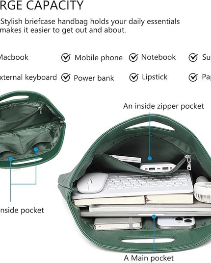 Official Document Computer Bag Stylishly Sleek with Multiple Compartments and Easy to Carry Design
