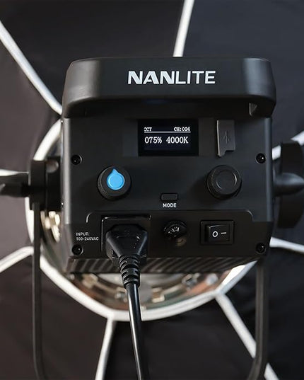 Nanlite FS-300B 300W Bi-Color LED Spotlight-2700K-6500K Adjustable CRI 96,App Control,Led Video Light Bowens Mount for Photography/Videography/YouTube/TikTok Content Creation & Live Streaming