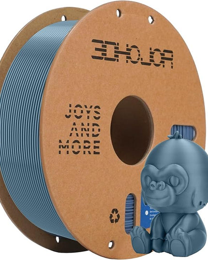 3D Printing Filament High-Speed PLA Filament 1.75mm 300mm/s 1kg Cardboard Spool Dimensional Accuracy +/- 0.03 mm Fit Most 3D FDM Printer-Light Gray