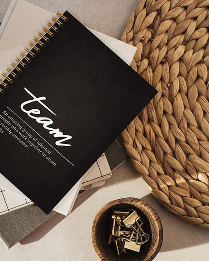 hold fizz Meeting Notebook for Work, Employee Appreciation Gifts, Team Gifts for Employees, Thank You Gifts for Women Men Leader Boss Mentor Manager Coworkers Going Away Retirement, 5.5"x8.3"