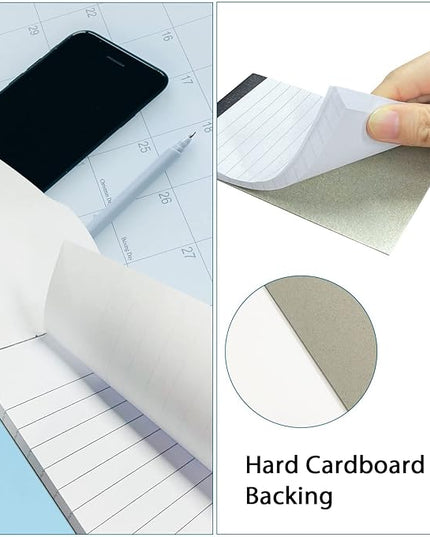 10 Pcs Note Pads Refills 3 x 5 inches Memo Small Notebook Writing Pads with 30 Sheets Each Pad College Ruled Lined Paper NotePads White