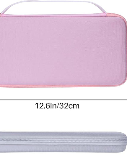 Hard Carry Case Compatible with Logitech MX Keys Mini Minimalist Illuminated Keyboard (Rose Case)