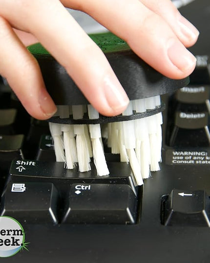 Keyboard & Electronics Cleaning Kit | Patented Precision Brush | Multi-Purpose Tool for MacBook, Laptop, Phone & AirPods | USA-Made, Eco-Friendly & Safe Computer Cleaner
