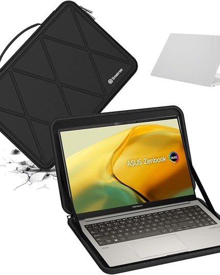 Smatree Hard EVA Protective and Waterproof Sleeve Compatible for 15.6 inch Vivobook S 15 (Q5507) Copilot+ PC, Zenbook 15 OLED (UM3504), HP Envy X360, HP Pavilion x360 Convertible -15-er1000 (X8270)