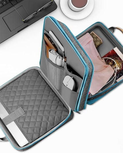 ZINZ Slim Expandable Laptop Case 15.6 Inch Sleeve Upgraded Protective Durable Recycled Carrying Case Compatible with MacBook 15" & 16" and Most 15" 15.6" 16" Notebook,L01G02