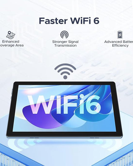 DOOGEE U10 10 inch Tablet with Keyboard, Android 15 Tablet 16GB+128GB/2TB Expand, 2.0GHz Quad Core Gaming Tablets,5060mAh,1280x800 IPS HD Touchscreen,WiFi 6,Dual Camera,BT5.0,Widevine L1,Purple