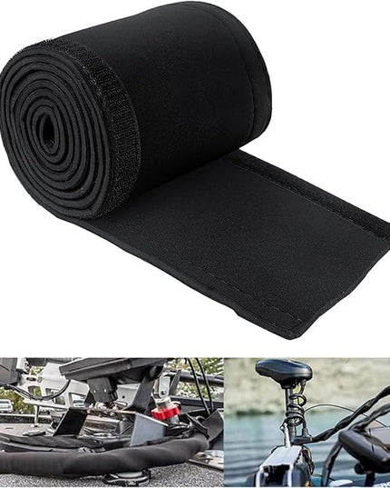 1 PCS Trolling Motor Cable Organizer Sleeve, 60" L Neoprene Troll Sleeve Trolling Motor Wire Cover, Cable Management Sleeve Wrap for Cover Wire and Extension Cords