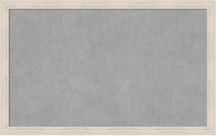 Amanti Art White Framed Magnetic Board 27x43 Large Vision Board for use with Magnets, 100% Metal Sheet to Display Items as Office Decor or for Home Organization in mudroom, Kitchen or Kids Room