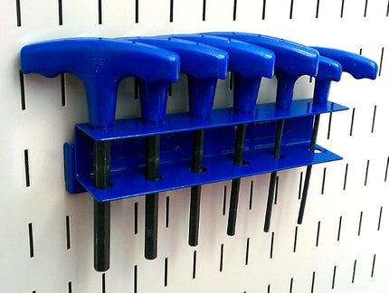 Wall Control Slotted Tool Board Workstation Accessory Kit Pegboard and Slotted Tool Board – Blue (Pack of 3)