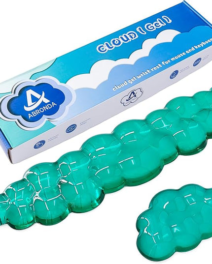 Gel Cloud Keyboard & Mouse Wrist Rest Set - Cloud Keyboard Wrist Rest Pad & Mouse Support for Office Gaming Pad Computer Laptop Ergonomic Comfortable Pain Relief- Cloud Pad Set