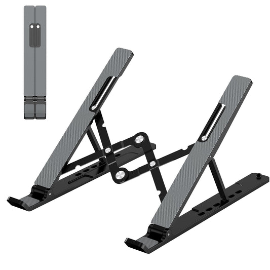 Gogoonike Adjustable Laptop Stand, Portable Laptop Riser for Desk